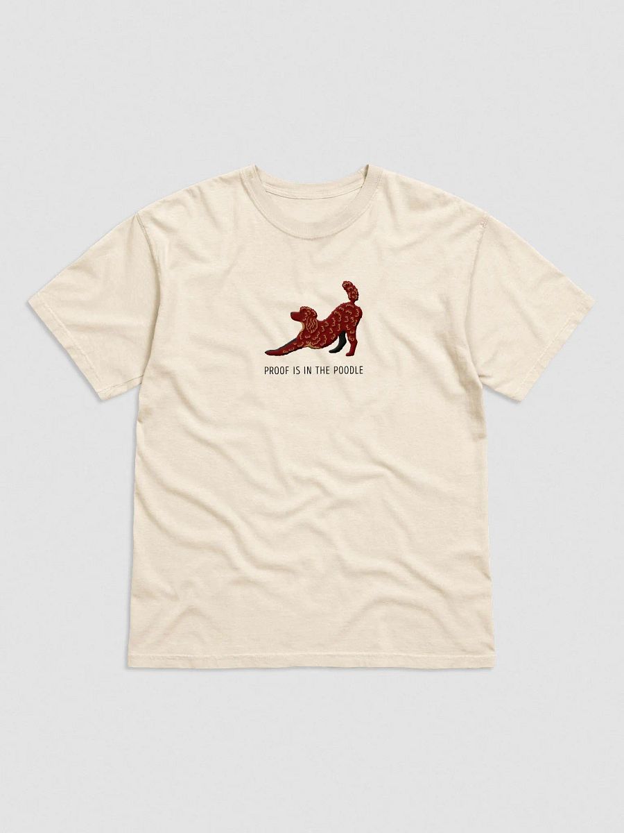 Proof Is in the Poodle T-Shirt(Embroidered) of a Standard Poodle(Chocolate) product image (4)