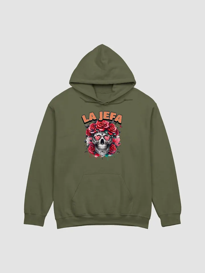 La Jefa Skull The Boss Rose Hoodie product image (11)