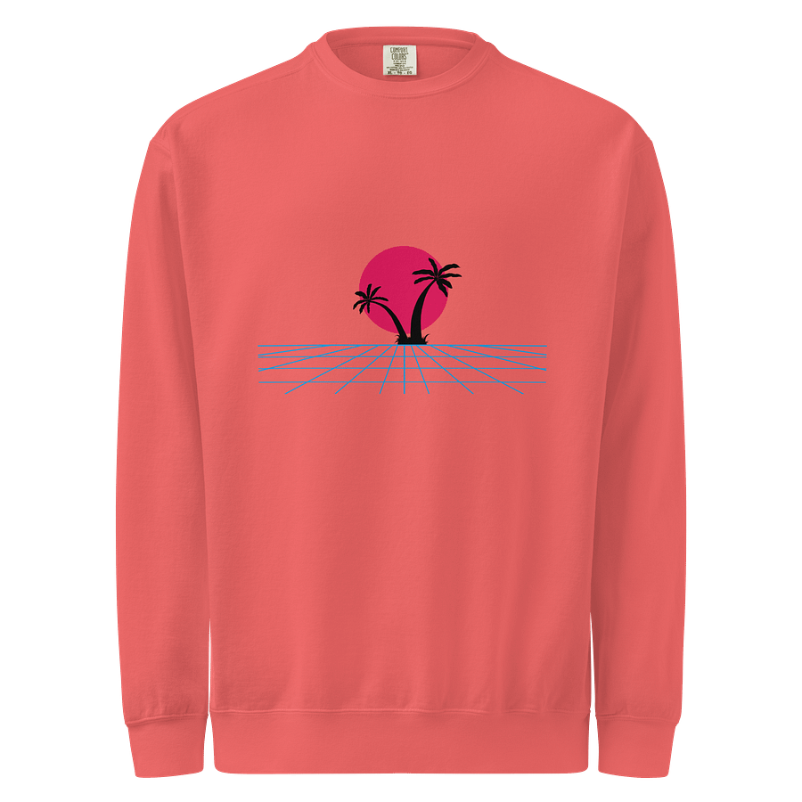Retro Futuristic Palm Tree Silhouette Sweatshirt product image (1)