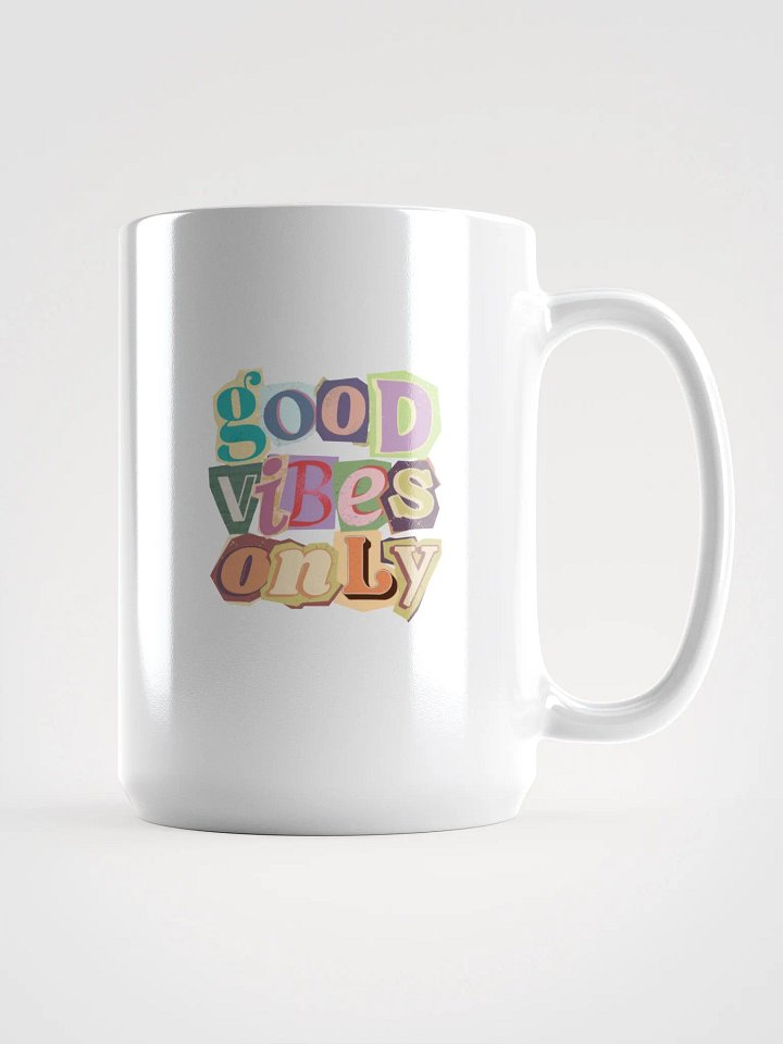 Good Vibes only collage mug product image (1)