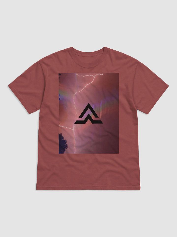 Brick color T w/ Multi-Color Lightning product image (1)