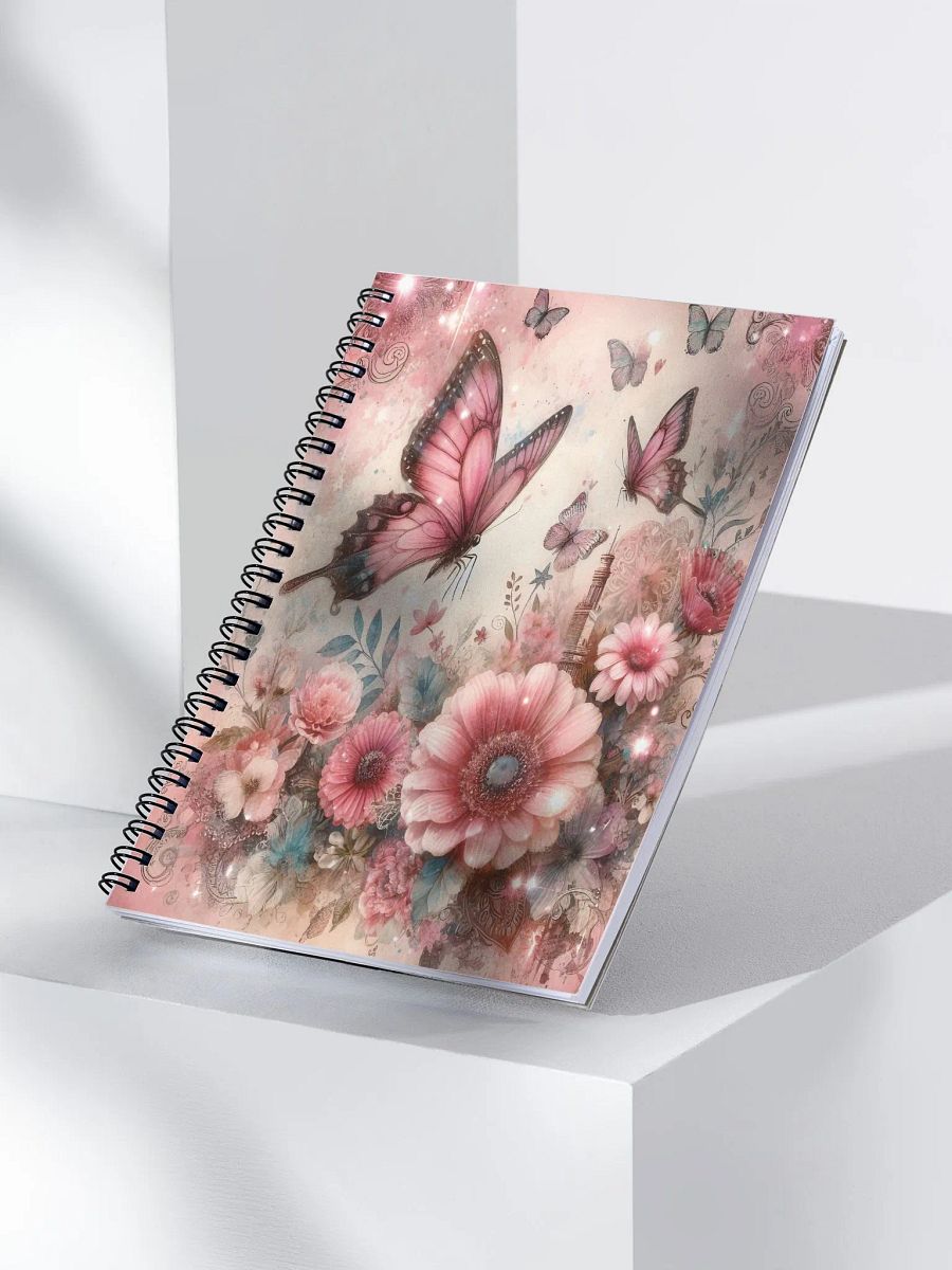 Pink Butterflies-Spiral Notebook product image (3)