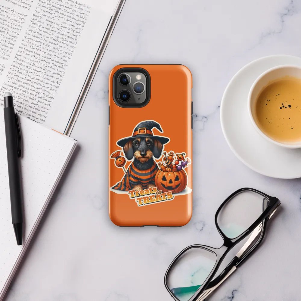 Dachshund Treat Halloween - iPhone Tough Case product image (31)