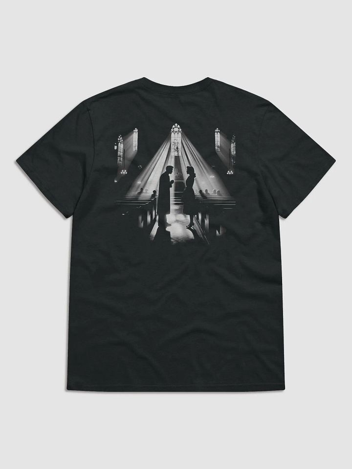 Sacred Noir: Whispered Vows in Light and Shadow (Womens Tee) product image (1)