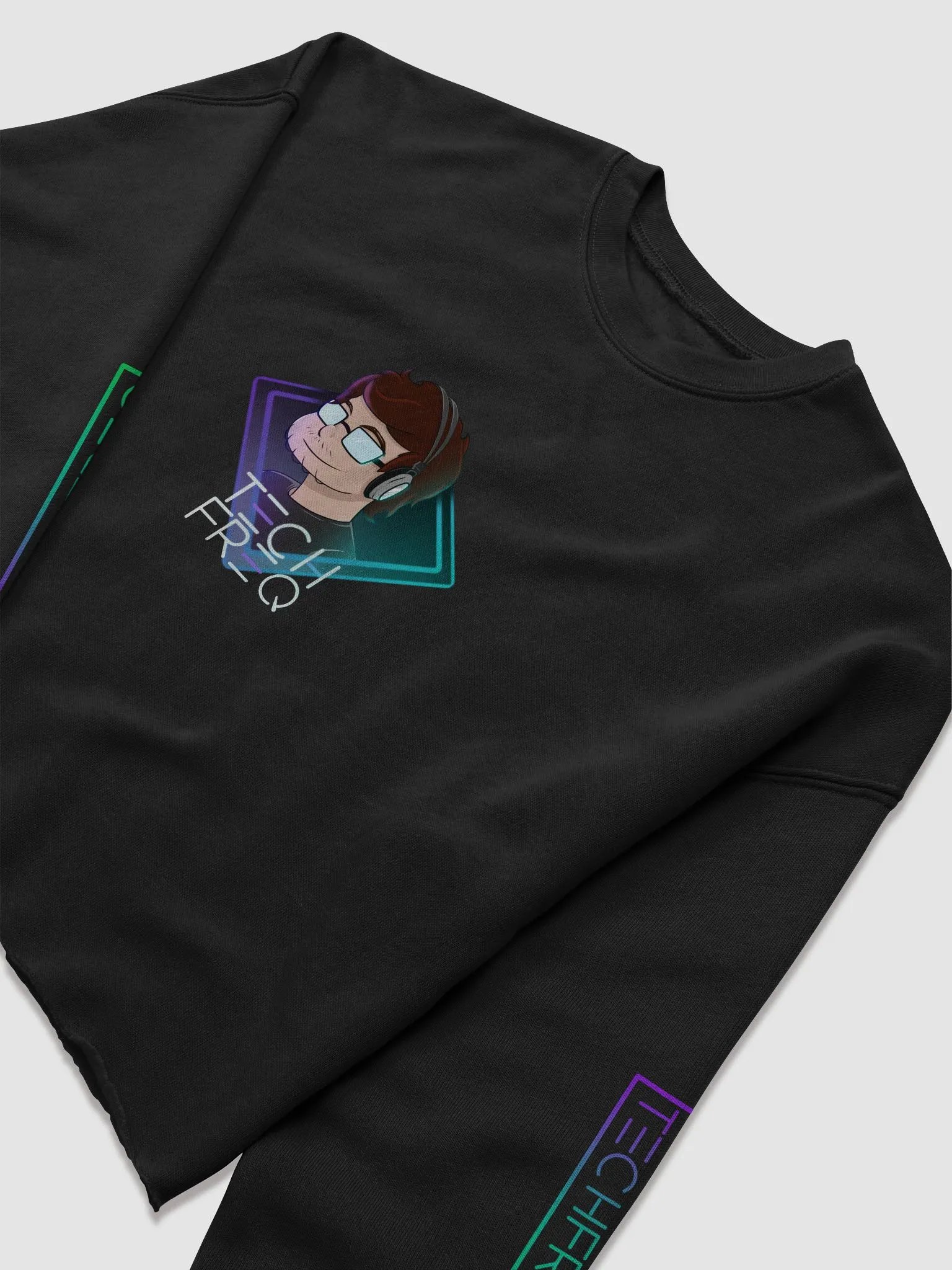 TechFreq Logo Women's Fleece Crop Sweatshirt product image (17)