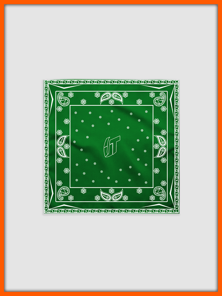 Classic UT Paisley Bandana (Green) product image (1)