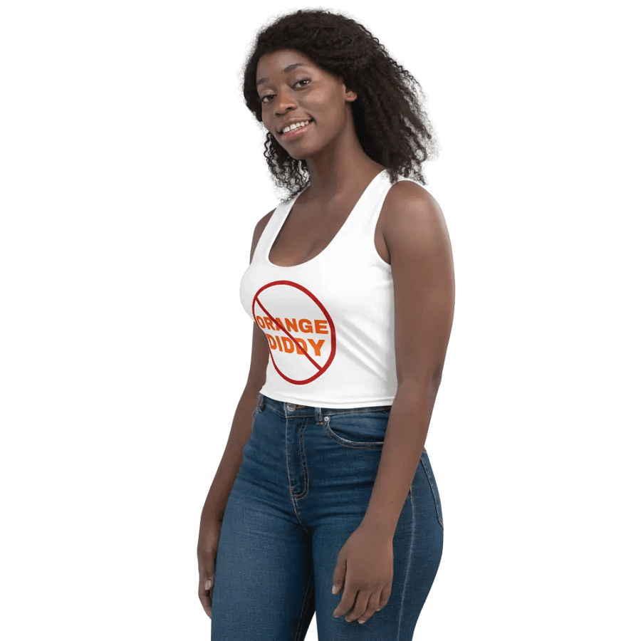 No Orange Diddy Stretchy Crop Top product image (10)
