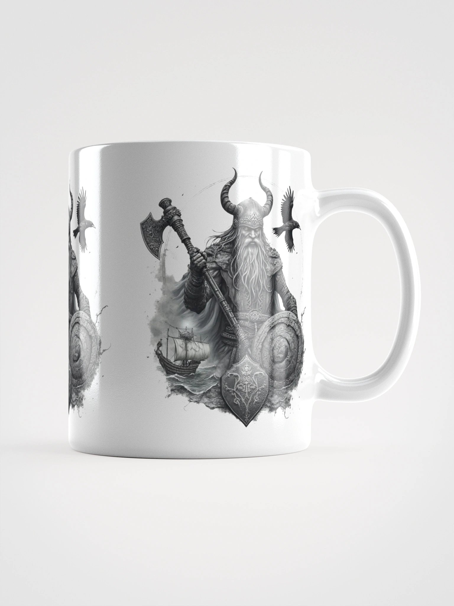 “Odin’s Legacy” Battle Mug – Forged Ceramic Strength product image (1)