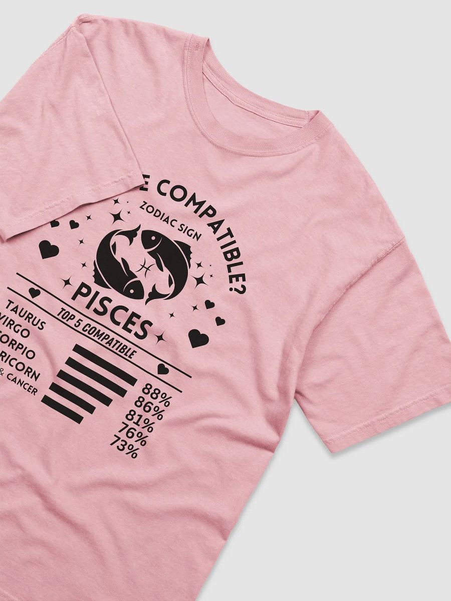 Pisces Zodiac Sign Romantic Compatibility T-Shirt - Light Comfort Colors 1717 product image (13)