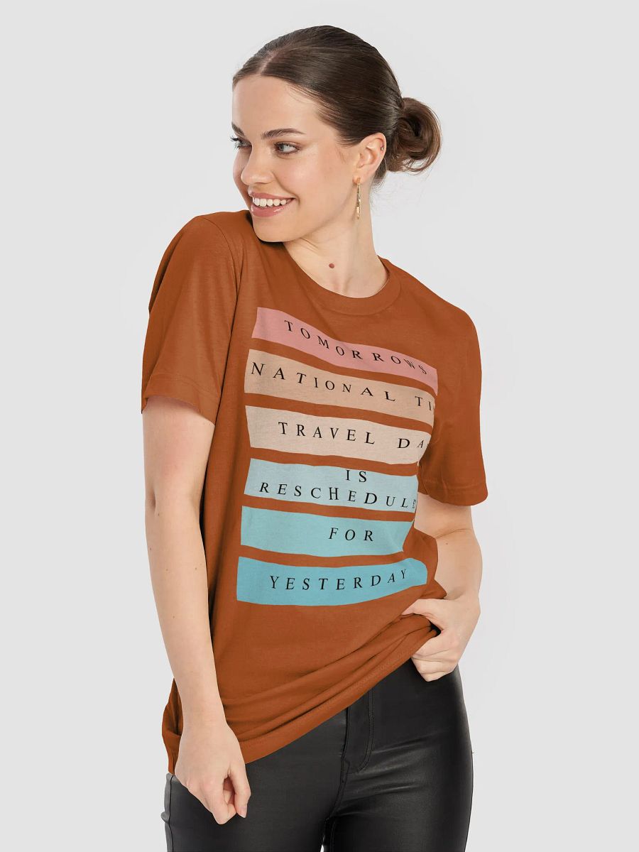 Tomorrows National Time Travel Day T-Shirt product image (2)