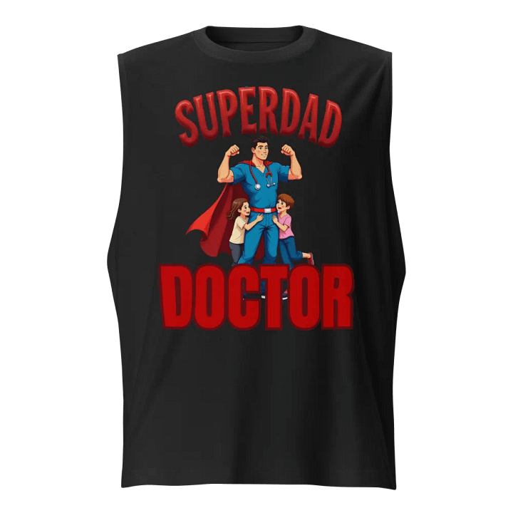 SuperDad Doctor Muscle Tank product image (1)