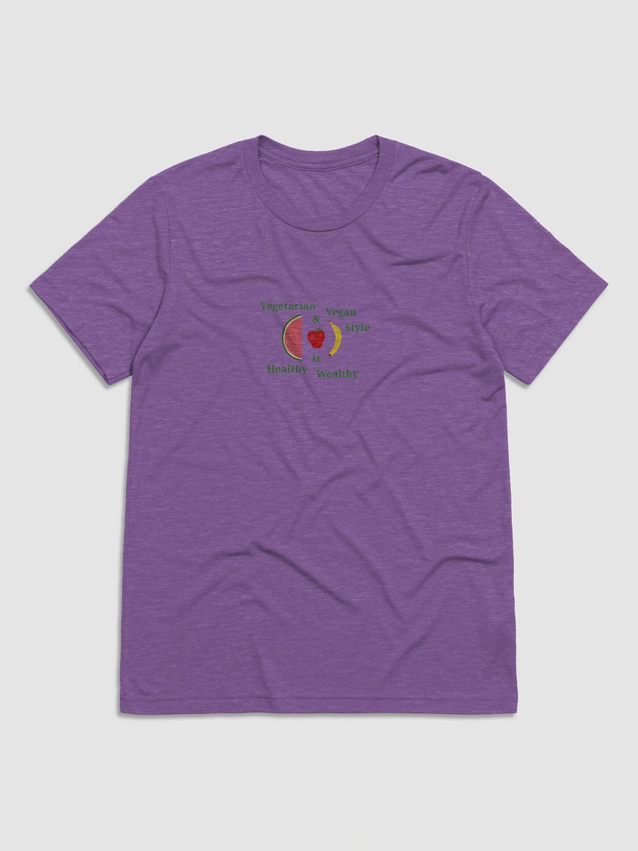 Healthy & Wealthy Vegetarian T-Shirt product image (1)