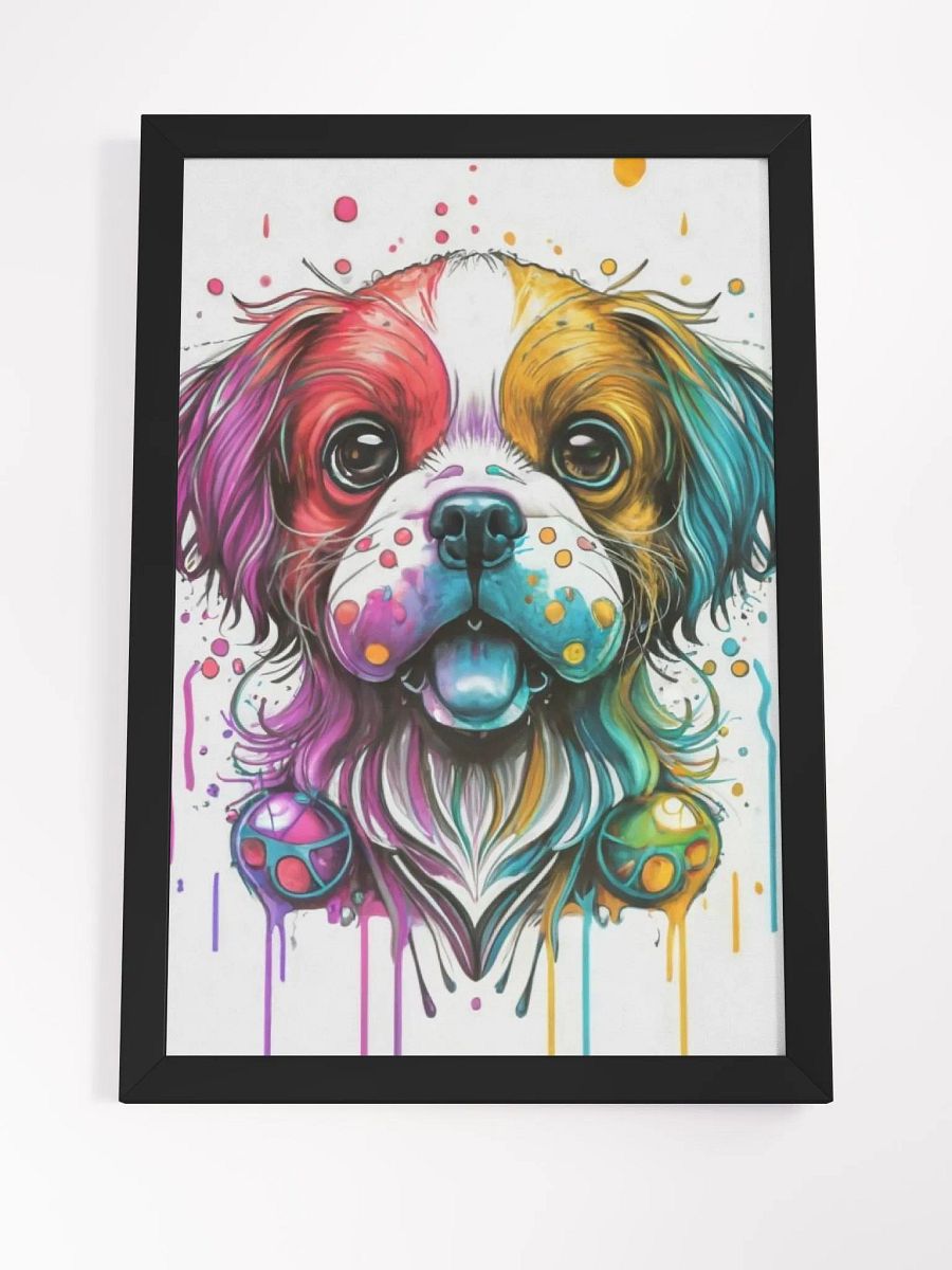 Pop Art Pup: Vibrant Shih Tzu Wall Art product image (4)