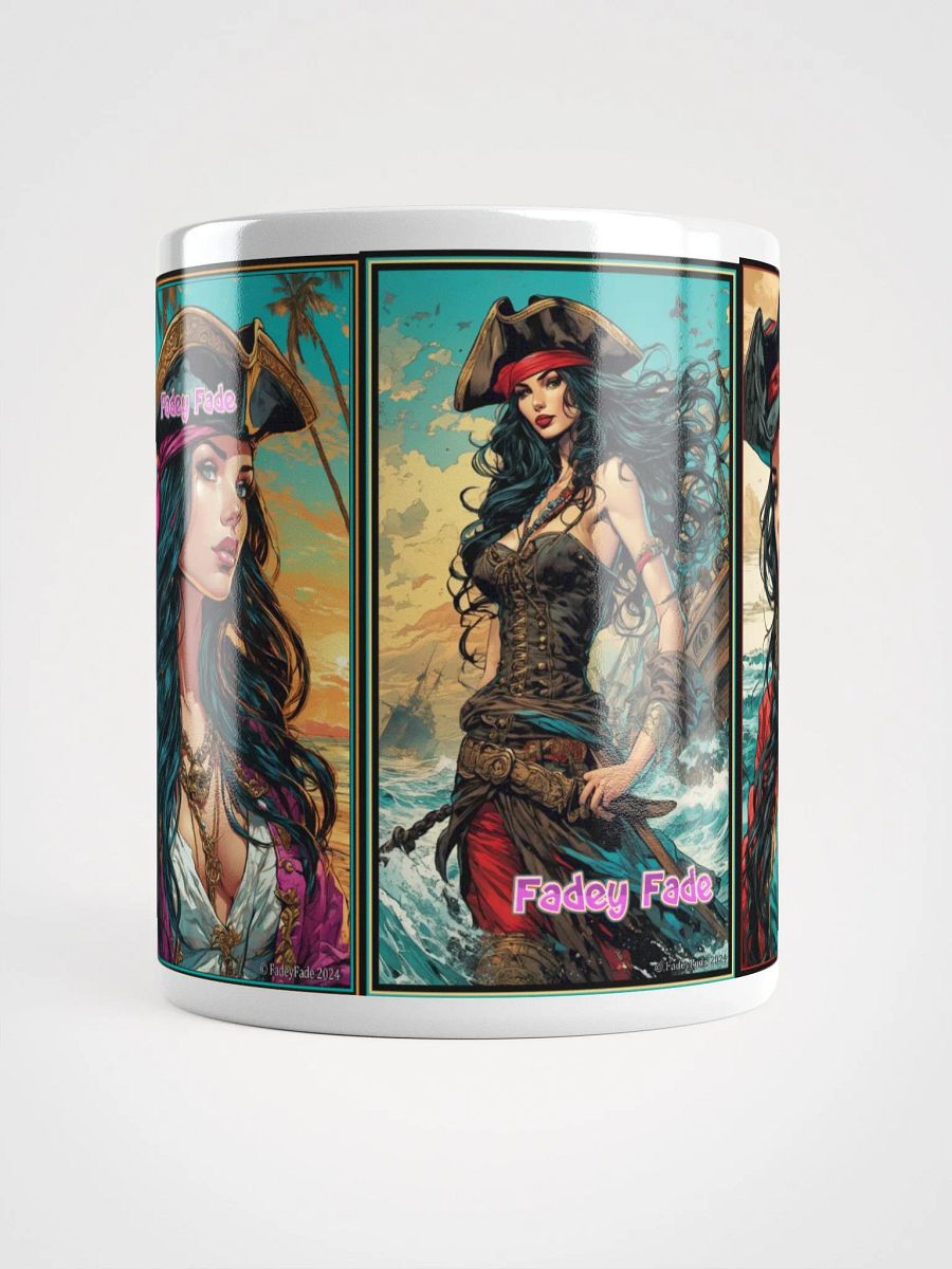 Faded Pirate Lass Mug with 3 designs product image (15)