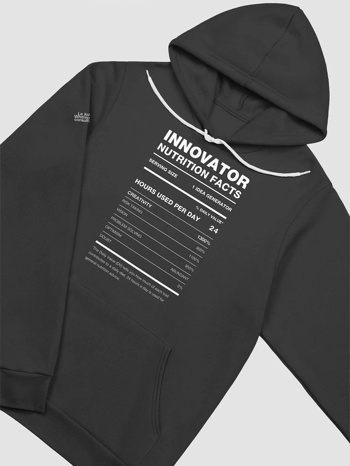 INNOVATOR Nutrition Facts Comfort Hoodie product image (2)