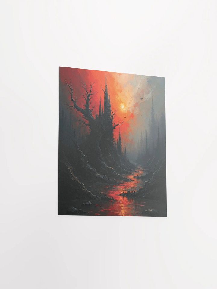 Gothic Sunset River Matte Poster product image (10)