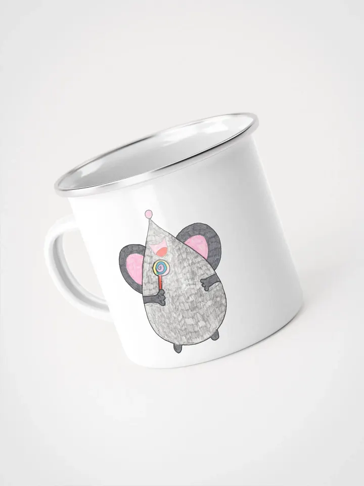 Lollipop mouse enamel mug product image (1)