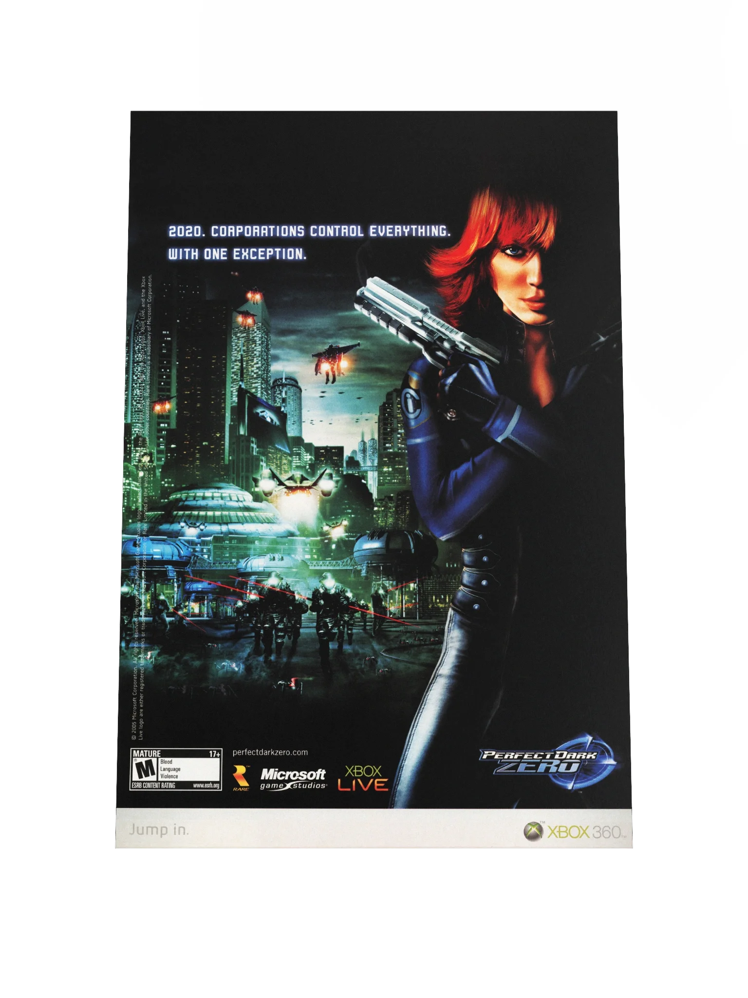 Perfect Dark: Zero (Xbox 360) - Promotional Poster/Flyer product image (1)