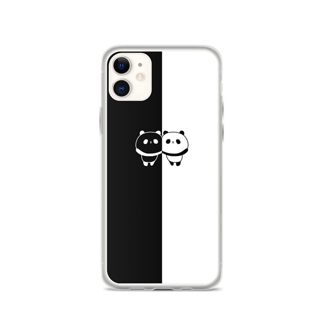 PANDAZ PHONE CASE (Black and white) product image (1)