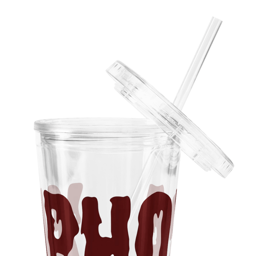 Xaphora Drip Clear Acrylic Cup w/ Straw product image (6)
