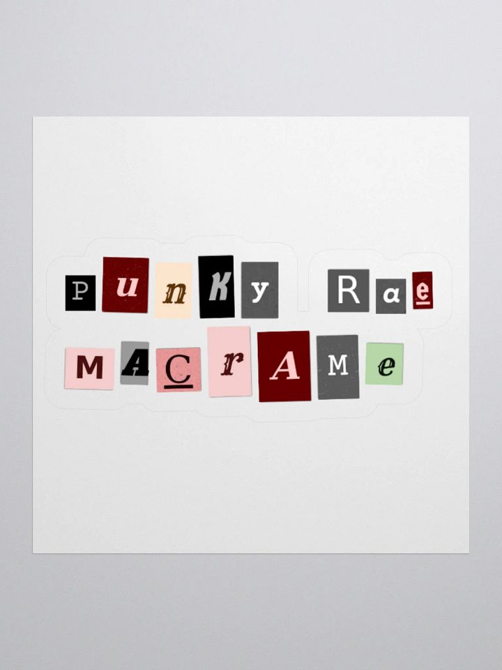 Punky Rae Ransom Sticker product image (1)