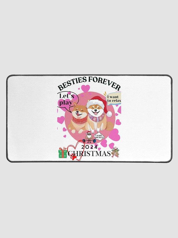 Festive Shiba Inu Desk Mat product image (1)