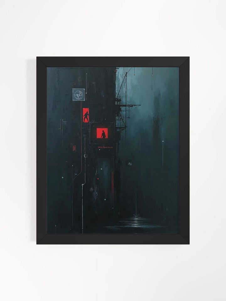 Cyberpunk Illumination Framed Print product image (3)