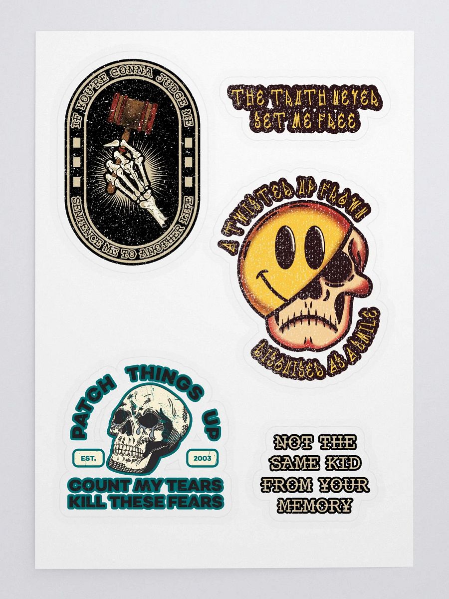 throwback pack - diecut stickers product image (3)