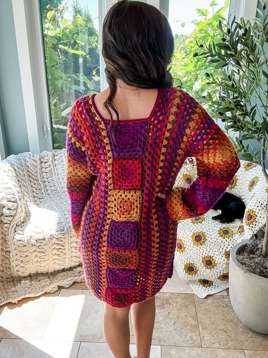Retro Granny Dress Crochet Pattern product image (6)