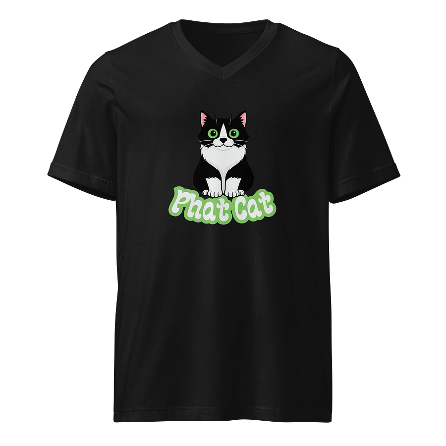Phat Cat Men's Soft V-Neck (Green) product image (1)