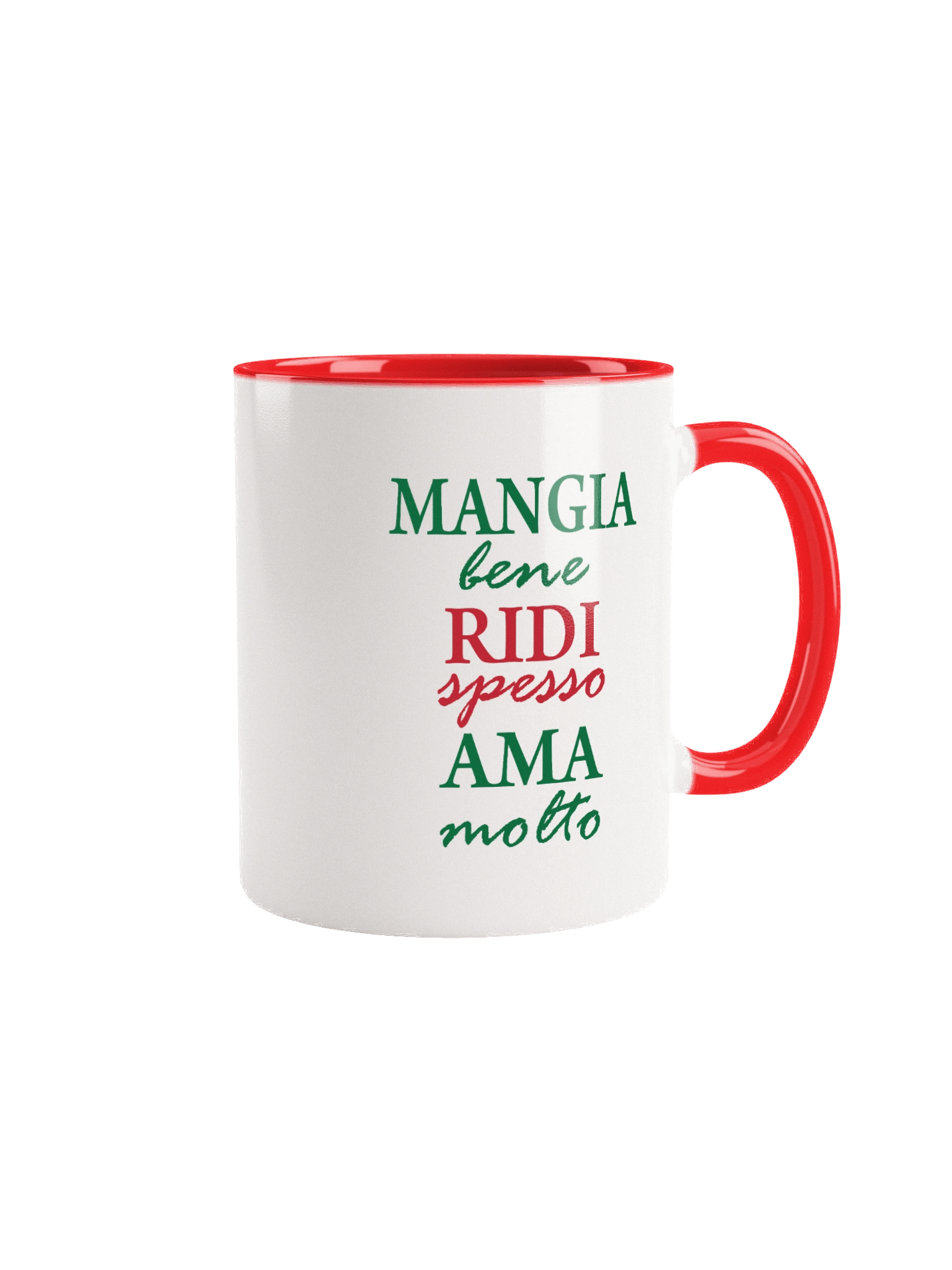 Mangia Bene Ridi Spesso Ama Molto Mug (100% Ceramic) product image (3)