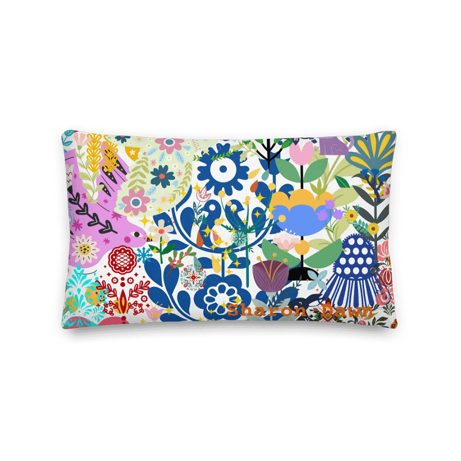 Whimsical Mosaic Dreams Premium Pillow product image (3)