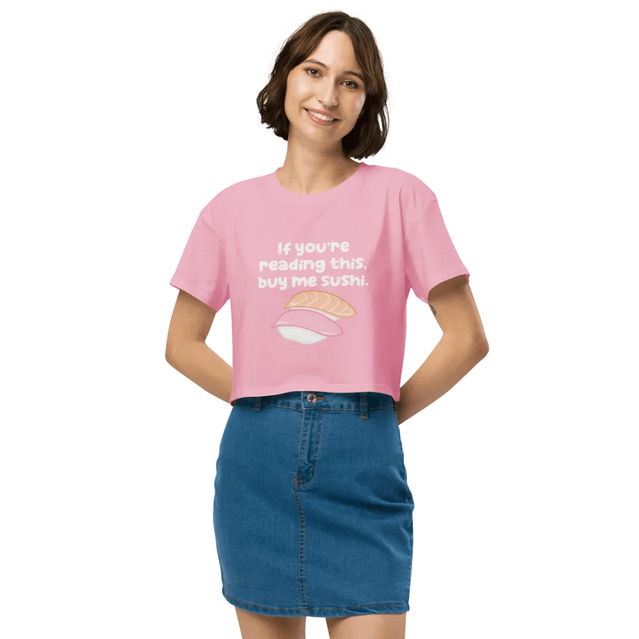 Sushi Lover Crop Top product image (3)