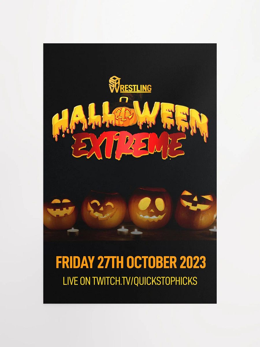 QSHW HALLOWEEN EXTREME COMMEMORATIVE POSTER product image (4)