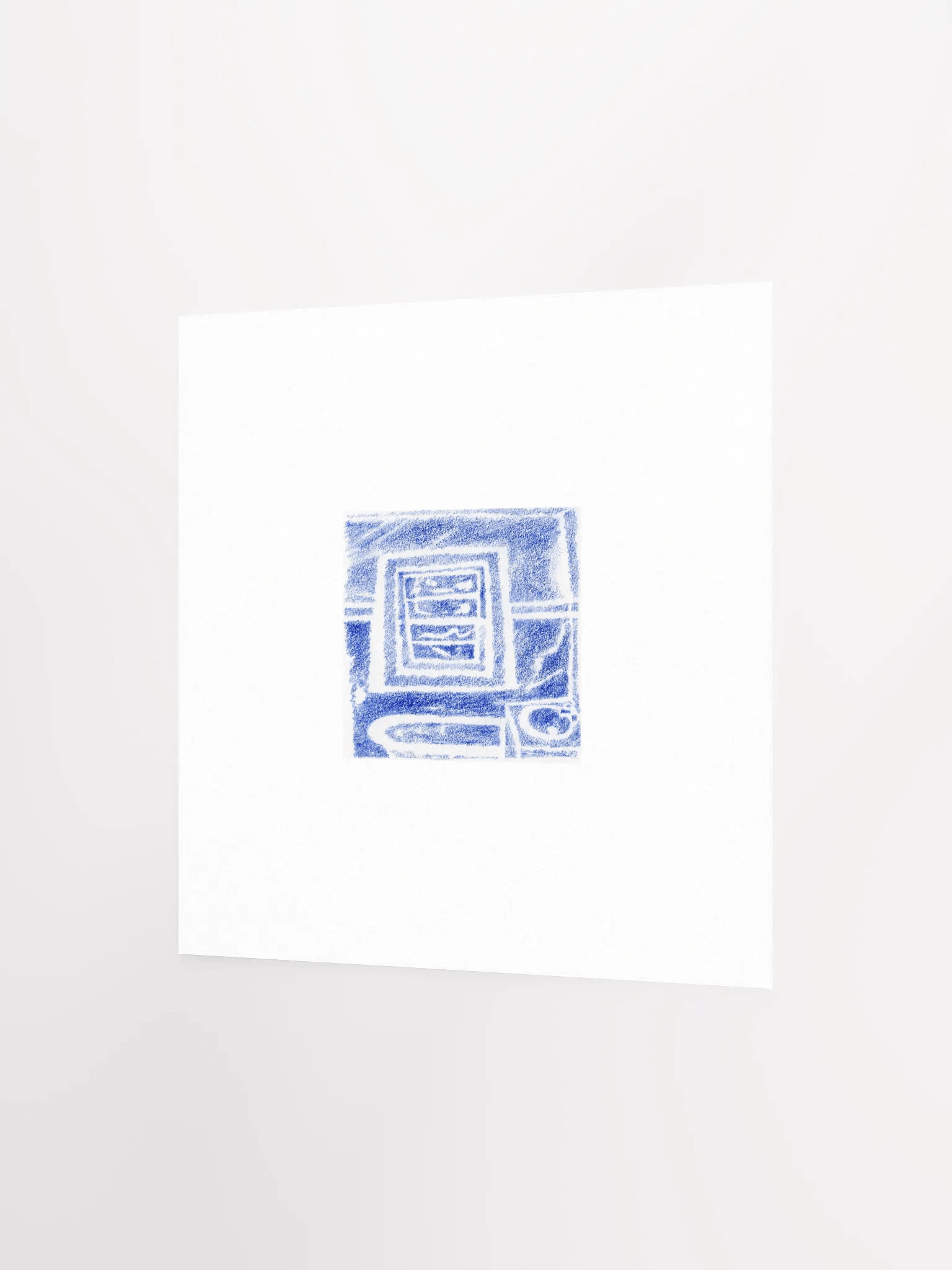 Blue Bathroom Print product image (3)