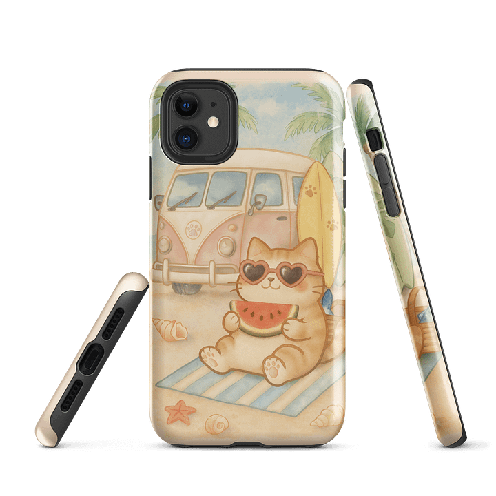 Summer Surf Cat - iPhone® cover product image (1)