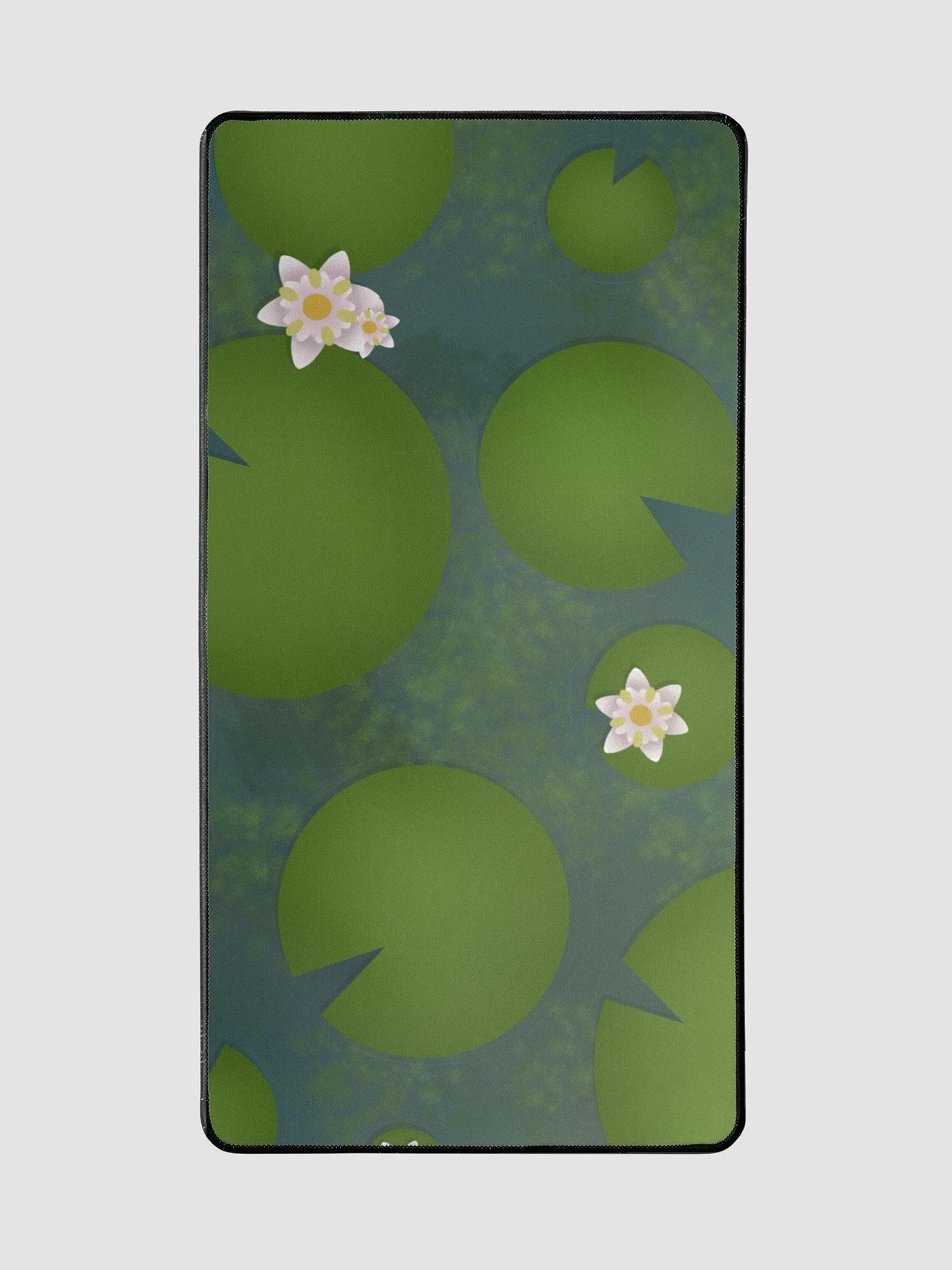 Lily Pond Desk Mat (15.5" x 31.5" product image (2)