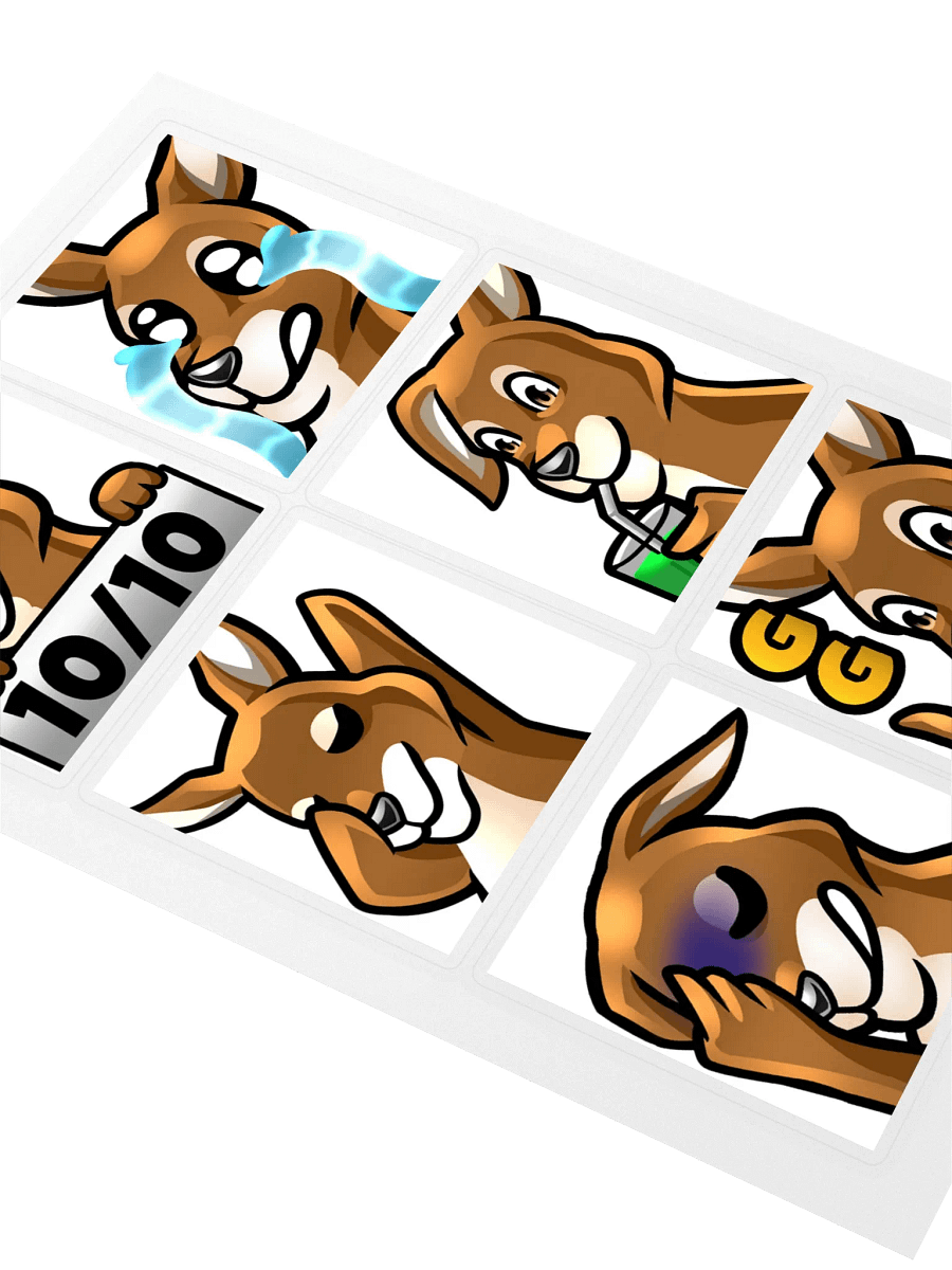 Emote Sticker Pack 1 product image (2)