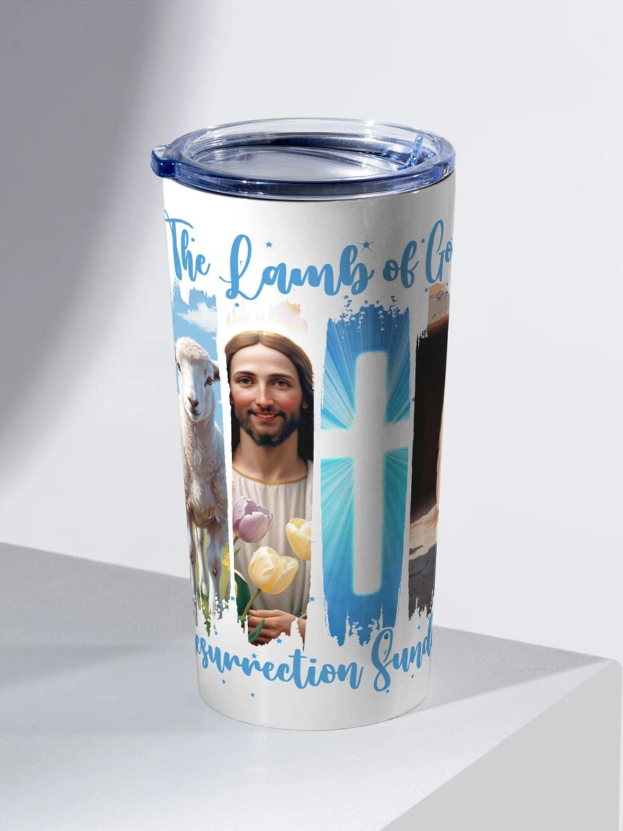 Lamb of God Easter Christian Stainless Steel Tumbler product image (4)