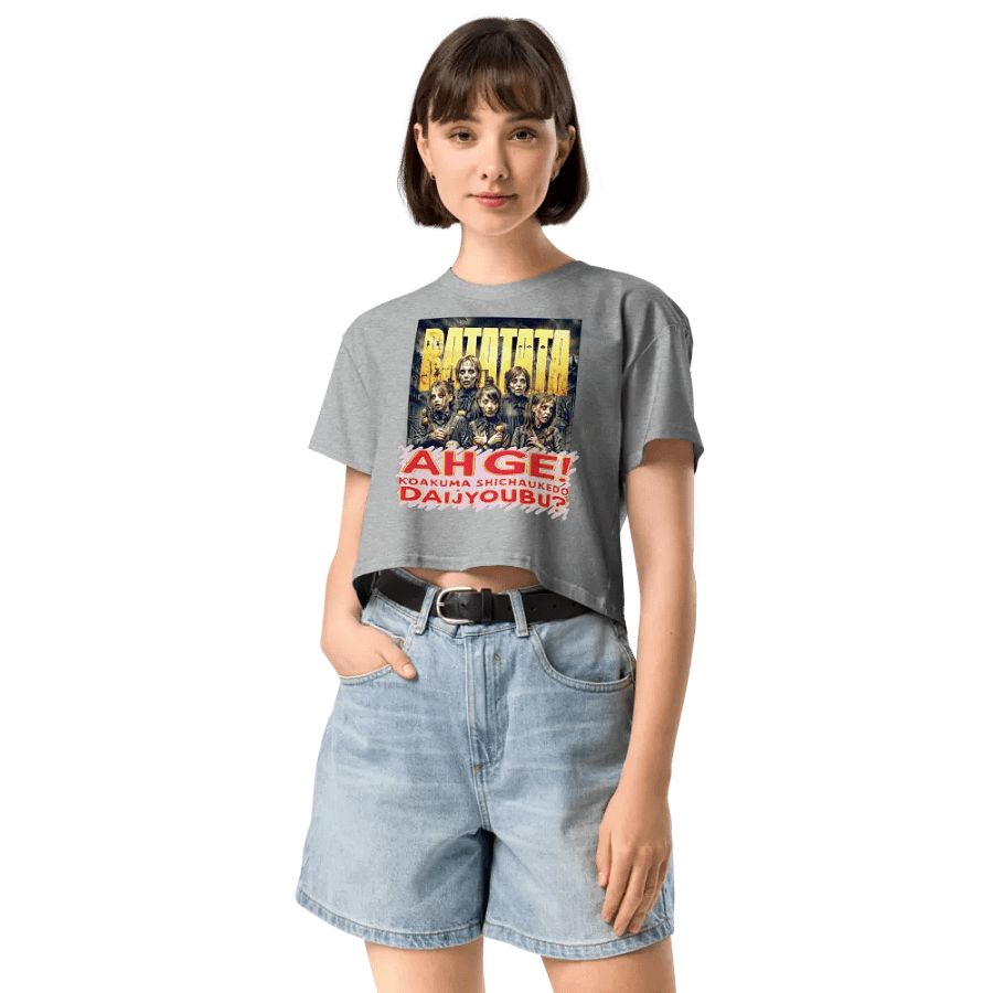 RATATATA Zombie variation #1 Crop Top product image (85)