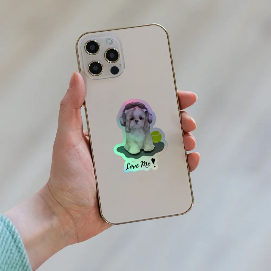 Groovy Pup Holographic Sticker Pack product image (8)