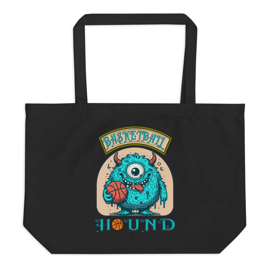 Basketball Hound Playful Monster Tote Bag product image (1)