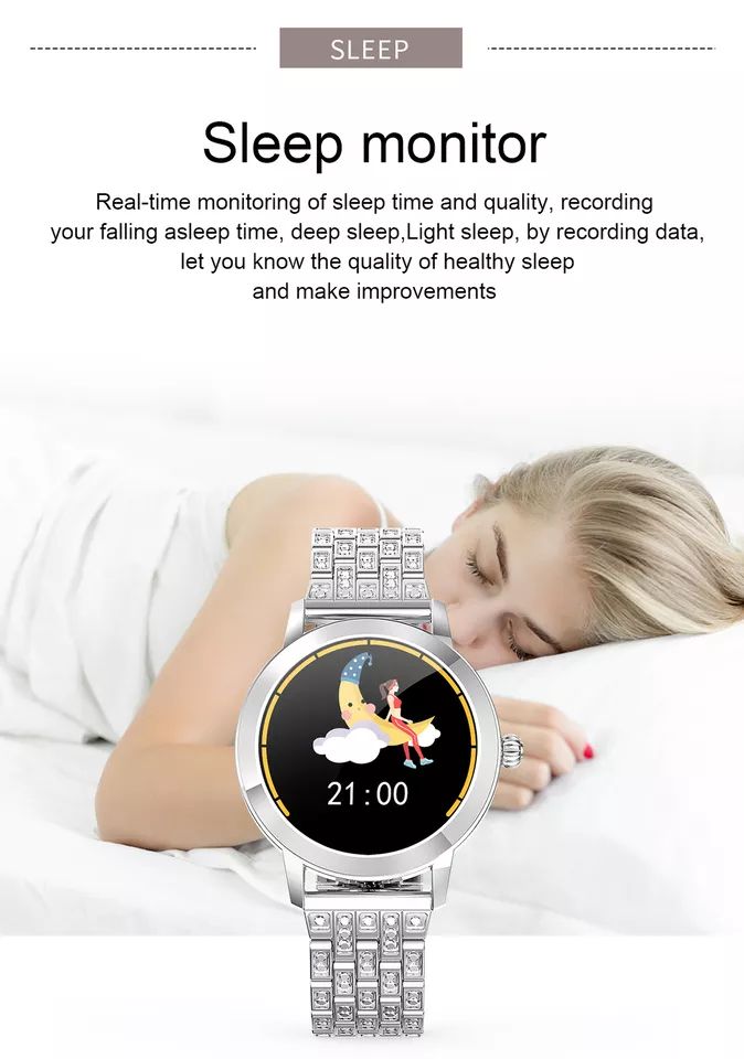 Waterproof Smart Watch Women Luxury Sports Bracelet Wristwatch for Ladies Girls product image (4)