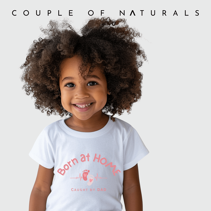Born at Home, Caught by Dad – Toddler Tee product image (2)