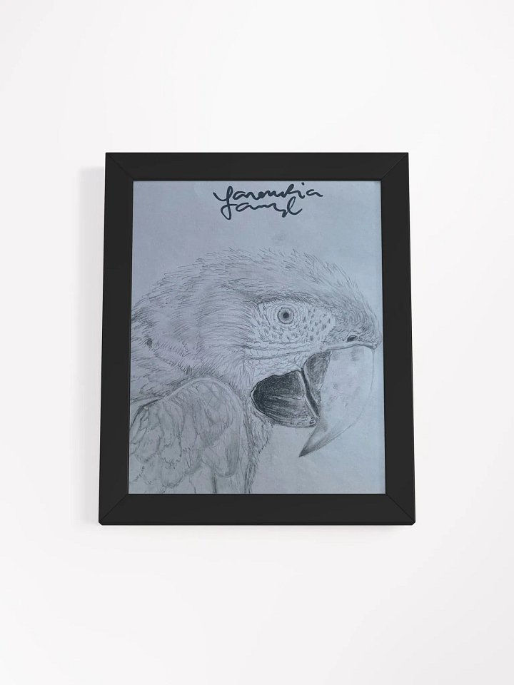 Vibrant Parrot Head Framed Poster product image (1)