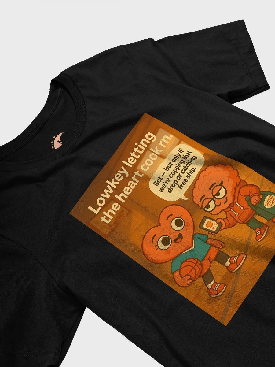 Let Your Heart Lead the Way - Gen Z Slang T-Shirt | Motivational Quote Tee | Heart vs Brain Funny Gen Z Apparel product image (3)