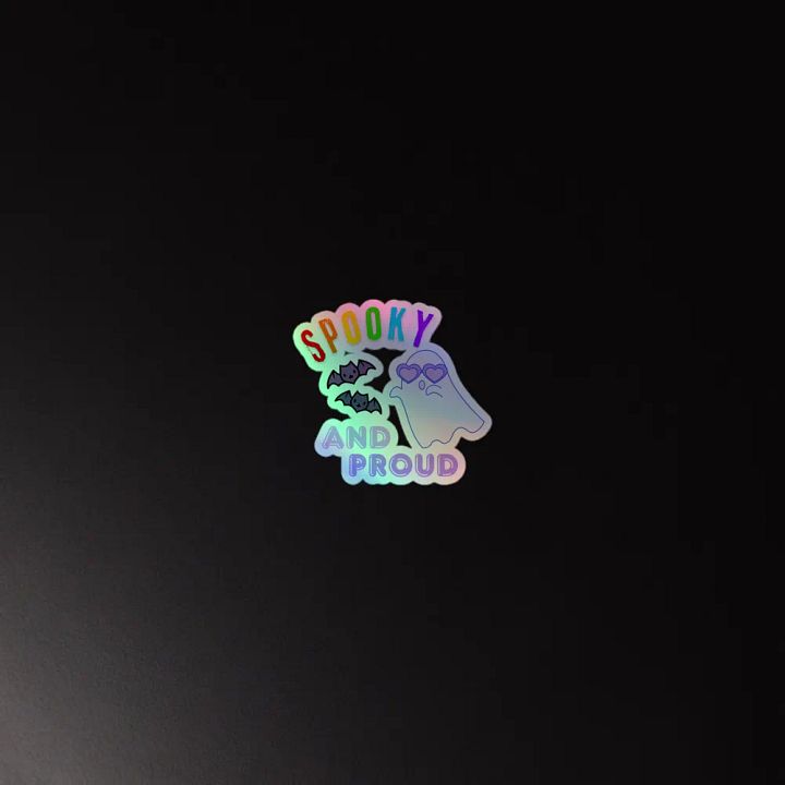 Spooky Ghost Holographic Sticker Sheet product image (2)