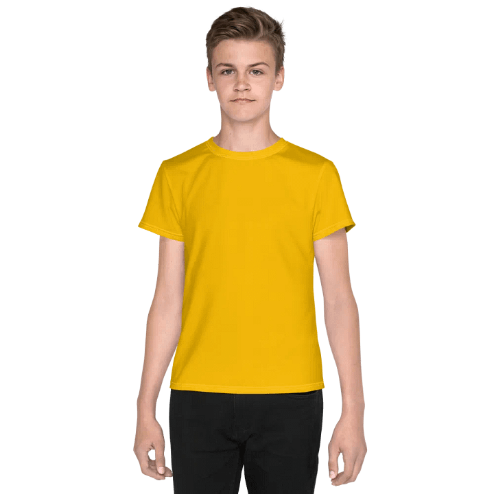 Youth Plain Color Amber T-Shirt product image (1)
