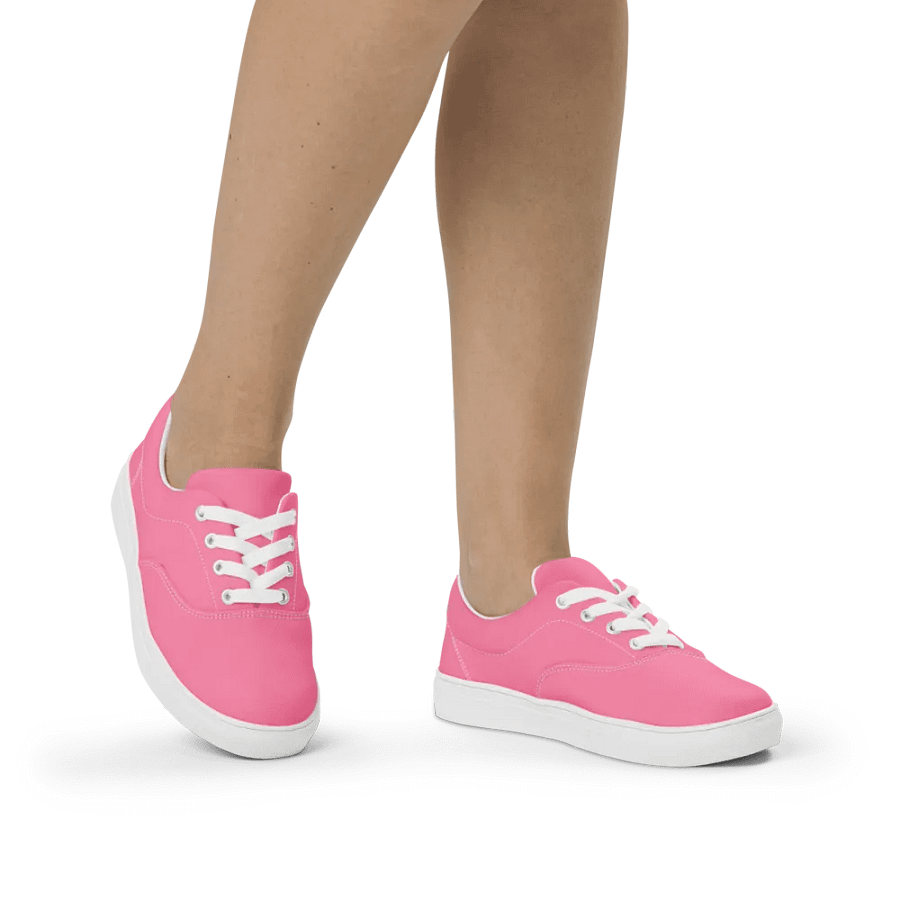Muse Coquette Lace-Up Canvas Shoes (Marshmallow) product image (10)