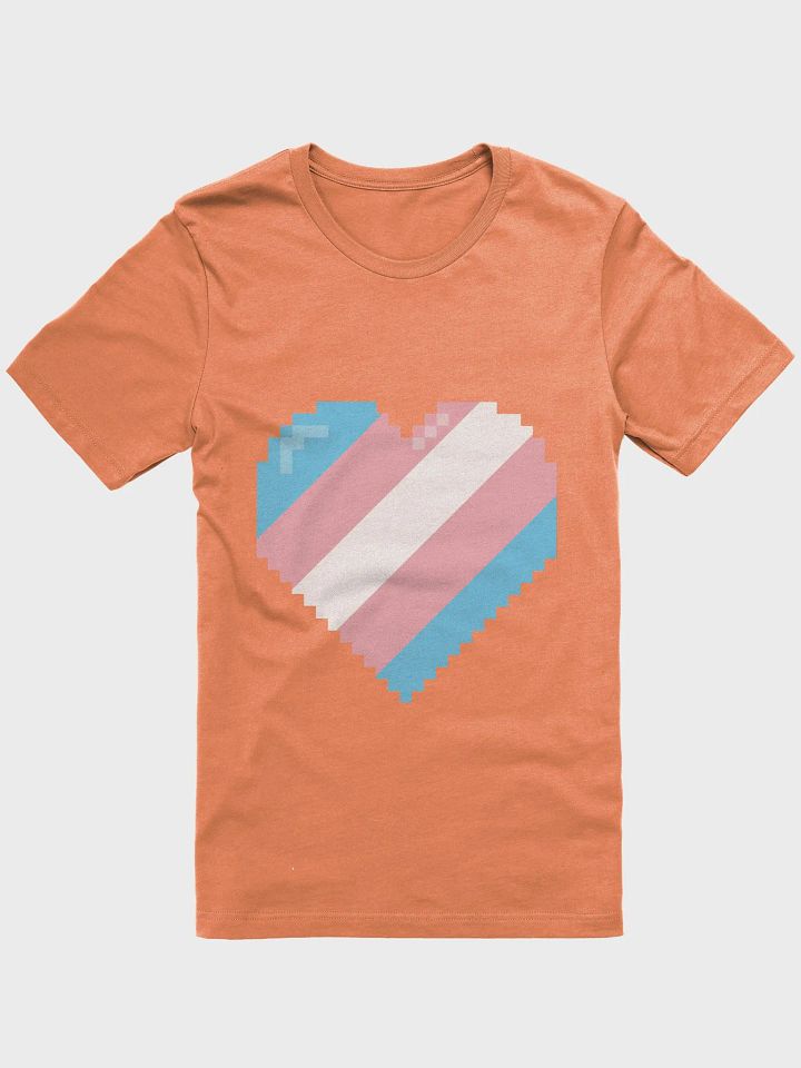 Trans heart T-shirt product image (6)